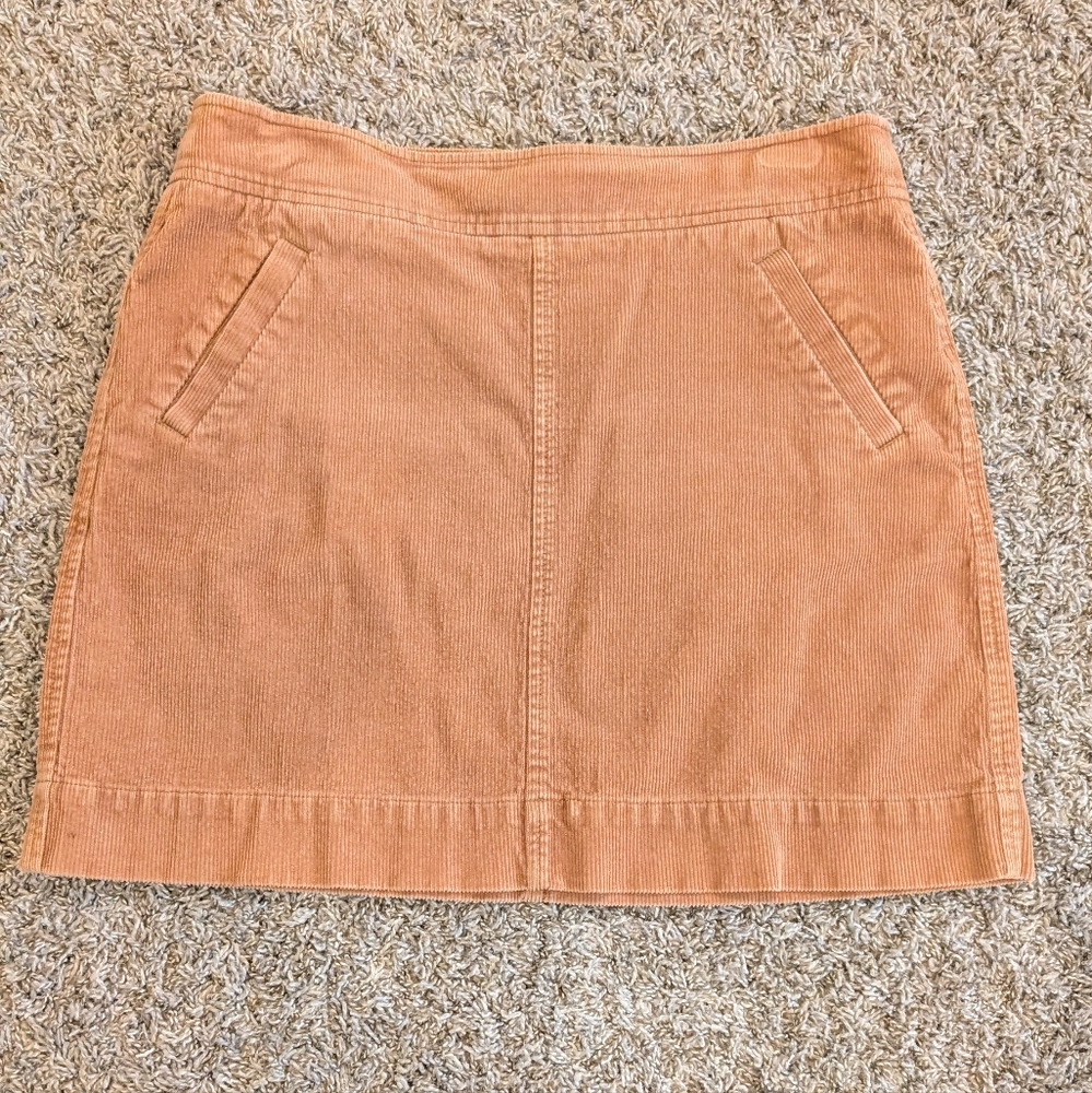 Corduroy Tan Skirt